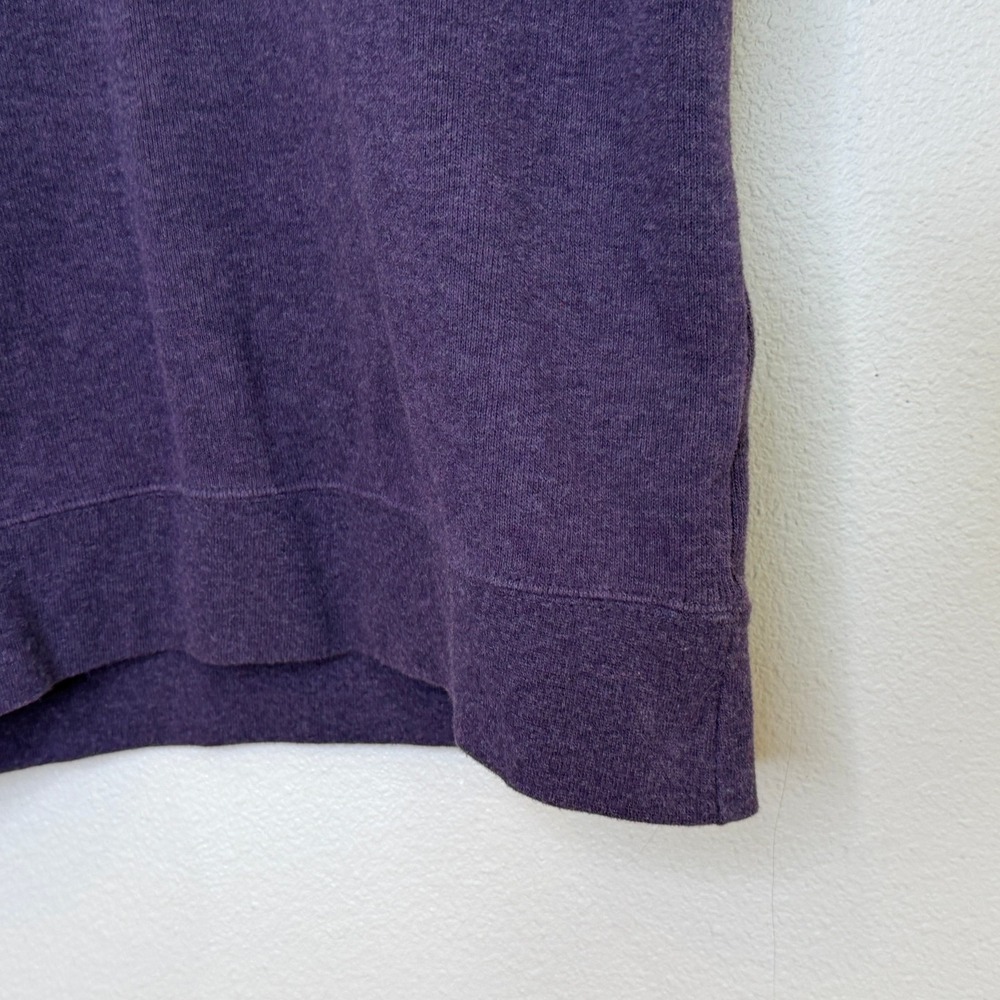 Orvis 1/4 Zip Pullover Sweater Mens Size Medium Purple Long Sleeve Collar Cotton - Picture 4 of 9